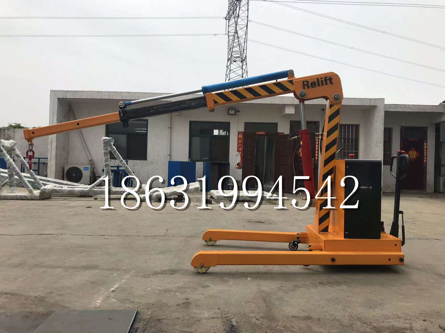 高碑店市久征定做3吨三轮随车吊 农用园林绿化移树吊 平板工程用小吊机