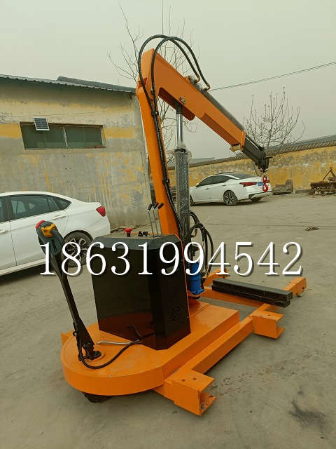 高碑店市自卸车厢随车吊 自制轮式四不像起重机 四驱平板吊 5吨 贵盛