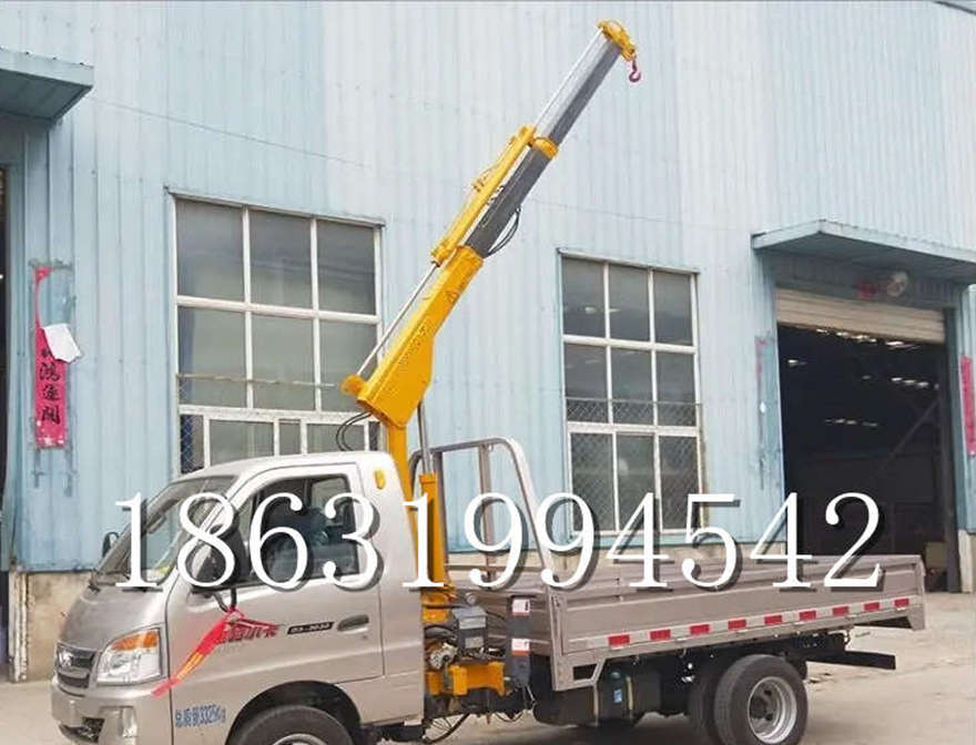 高碑店市随车吊机货车安装液压吊机随车吊机货车起重机移动车间车载遥控升降机